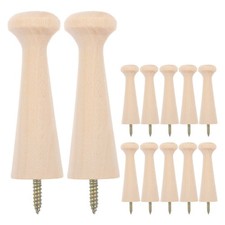 12pcs Screw-On Pegs Hook: 2.7
