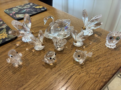 Lead crystal animals - 10,