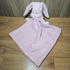 M&S PINK BUNNY RABBIT COMFORTER Marks And Spencer SOFT PLUSH TOY 06582043 