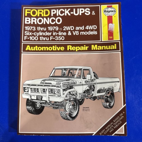 Haynes 788 ford pick ups - haynes, pick-ups