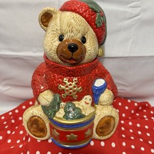 Christmas Teddy Bear Cookie