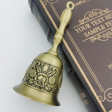 Retro hand call bell handbell - call,