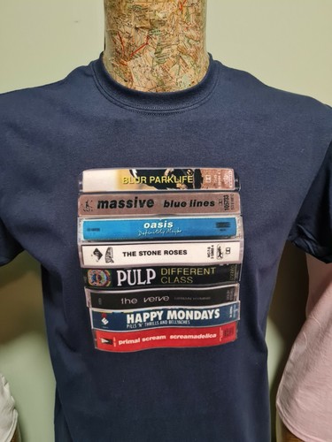 Indie britpop tapes tee - tapes,