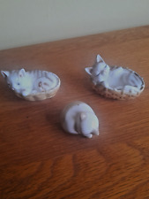 VINTAGE  3  LOVELY KITTENS  HAVING  A  NAP