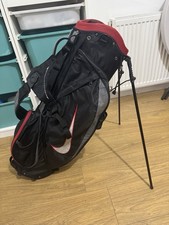 Nike Lightweight Golf Stand Bag, 6-Way, Black, Dual Strap, 1.9 kg,  good decent