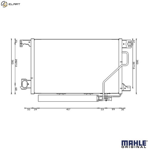 Condenser air conditioning - air,