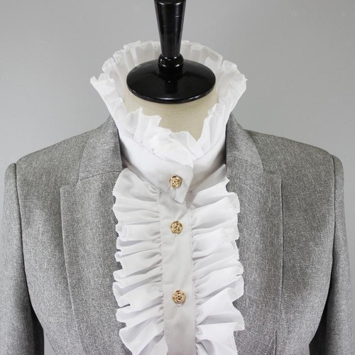 Ladies detachable white false - ladies,