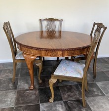 Restored Georgian Burr Walnut