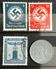 German 3 Stamps Third Reich