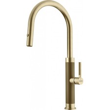 Franke MMX-PD-GLD Mythos 18.3-inch Single Handle Pull-Down Spray Faucet in Gold