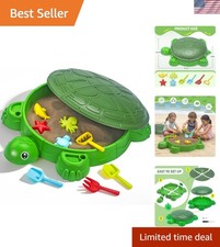 Turtle Sandbox with Lid &