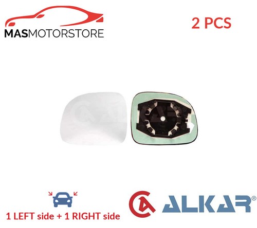 Rear view mirror glass - glass, pair