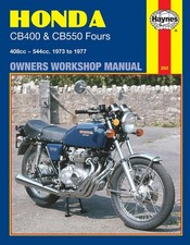 Honda CB400 & CB550 Fours (1973-1977) Haynes Repair Manual
