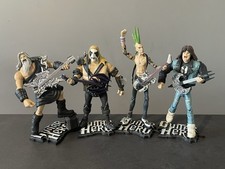 Guitar Hero God of Rock Johnny Napalm Axel Steel Lars Action Figures Mcfarlane