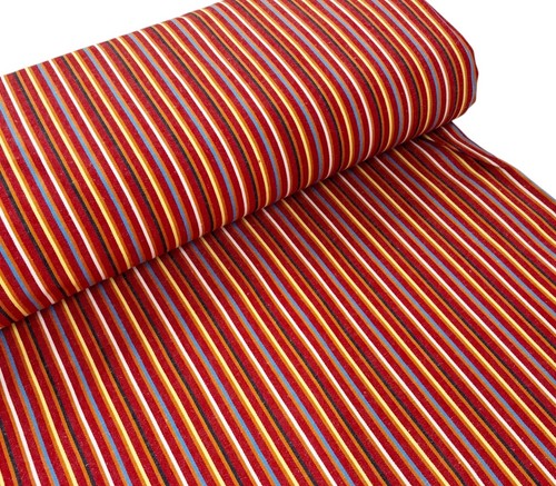 Retro stripe denim fabric - stripe,