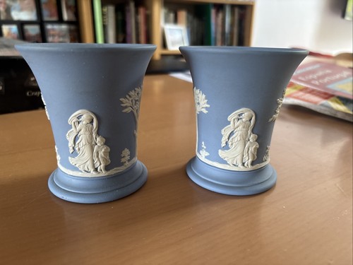 Pair wedgwood pale blue - wedgwood,