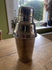 SILVER PLATED COCKTAIL SHAKER  8 inch 
