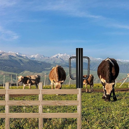 Fence post driver with handles - post,