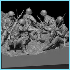 1/35 Scale Resin ww2 Battle