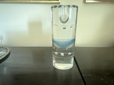 iittala glass candle stick by