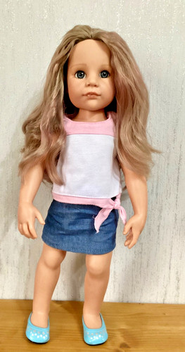 Gotz hannah doll dyed - hannah, hair
