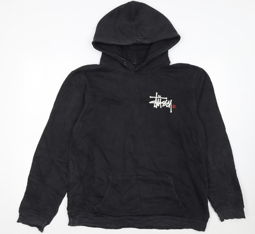 Stussy men black pullover - stussy,