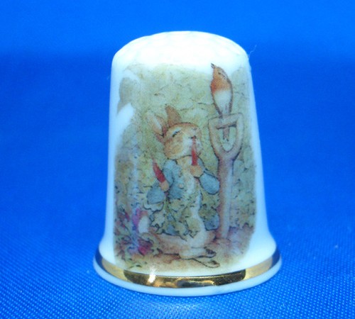 Birchcroft china thimble - china,