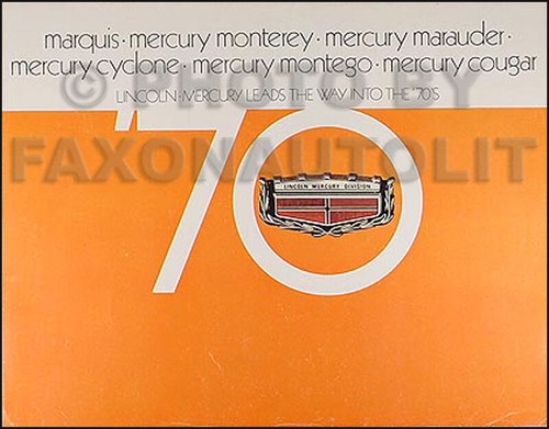 1970 mercury original sales - original,