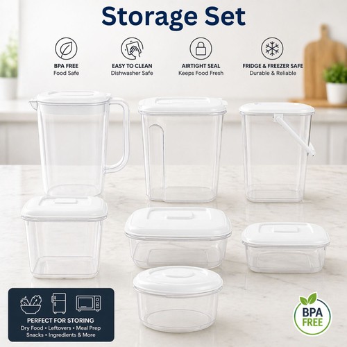 Clear plastic white lid - clear,