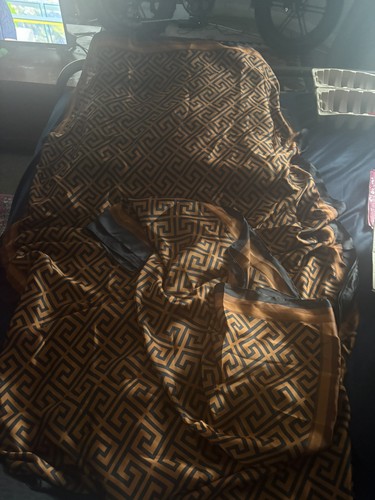 Silky kaftan brown - silky,