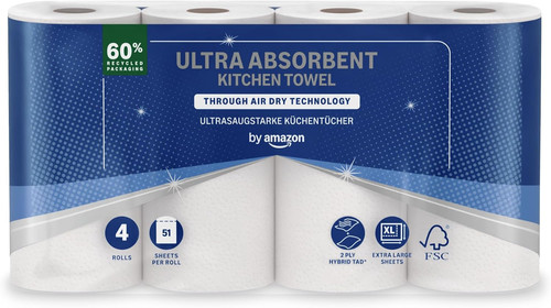 Ultra absorbent kitchen roll - absorbent,
