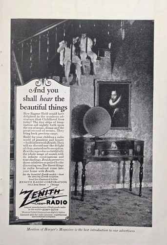 Zenith radio corp children - radio, on