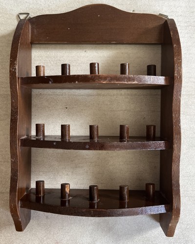 Vintage wooden wall mounted - wooden,
