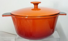 Large Orange Cast Iron