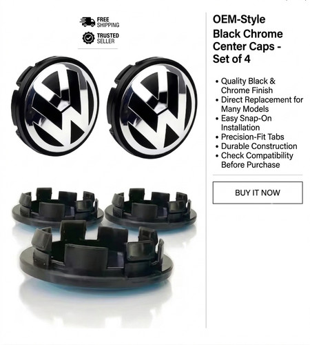 4pcs 55mm 65mm car - 65mm,
