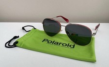 POLAROID Red Avi ator Pilot Sunglasses- PLD 6069/S/X  J2BM9 Great Condition ?