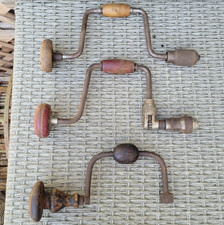 LOT x3 Vintage Hand Drills |