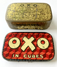 Antique OXO IN CUBES tin, OXO Limited, London