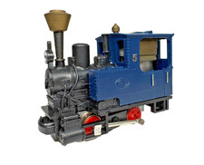 HOe / HOn locomotive Egger-Bann 1005 EB 0-4-0 in blue Narrow gauge
