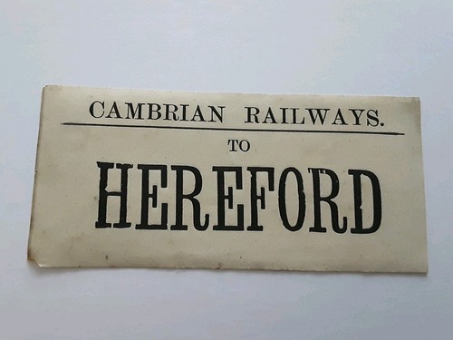 Cambrian railways luggage - cambrian,