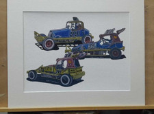 brisca f1 stock car  print of