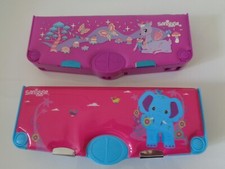 smiggle pop out pencil box / case x 2 plastic