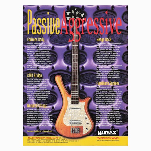 Warwick bass guitar fortress - warwick,