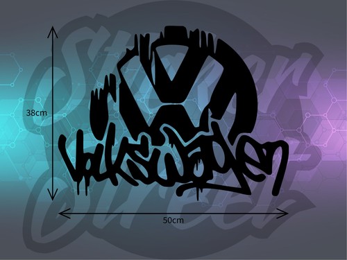 Graffiti car van - vw,