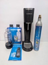 Sodastream grey sparkling water/soda maker carbonated with canister, bottles Etc
