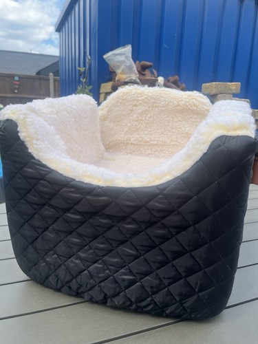 Portable soft pet dog car - dog, seat