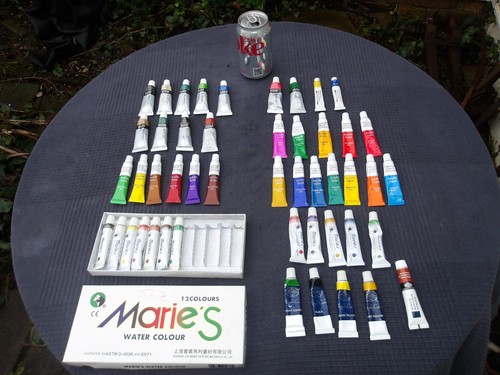 Job lot paint tubes - job,