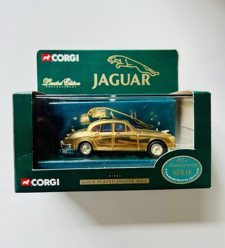 Corgi gold played jaguar - gold, played,