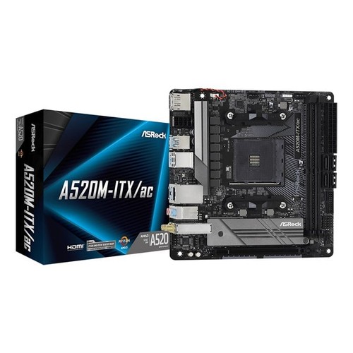 Asrock a520m itx amd - asrock, a520m-itx/ac