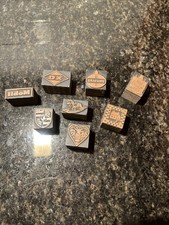 Vintage Lot 8 Metal on Wood